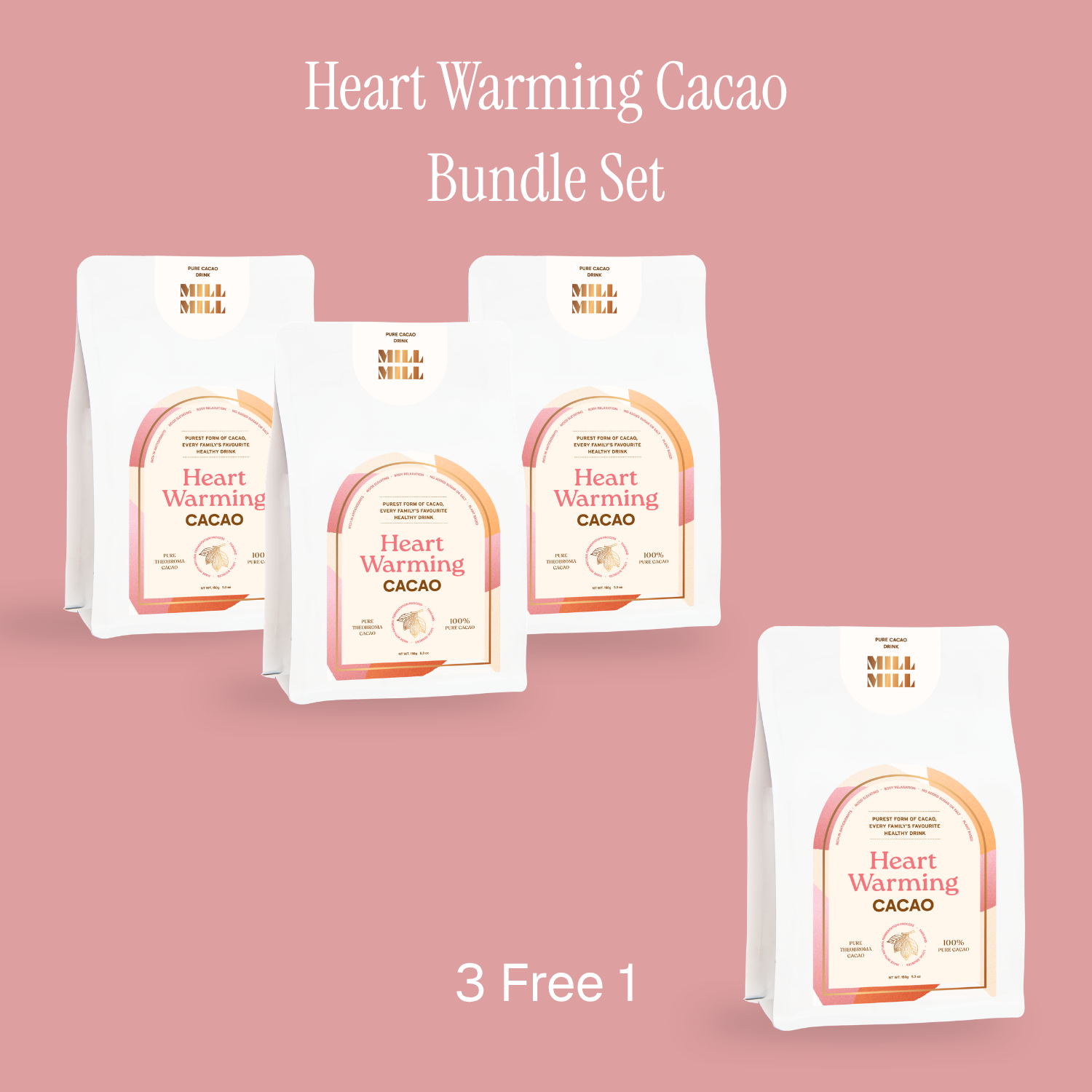 Heart Warming Cacao Bundle Set 3 free 1