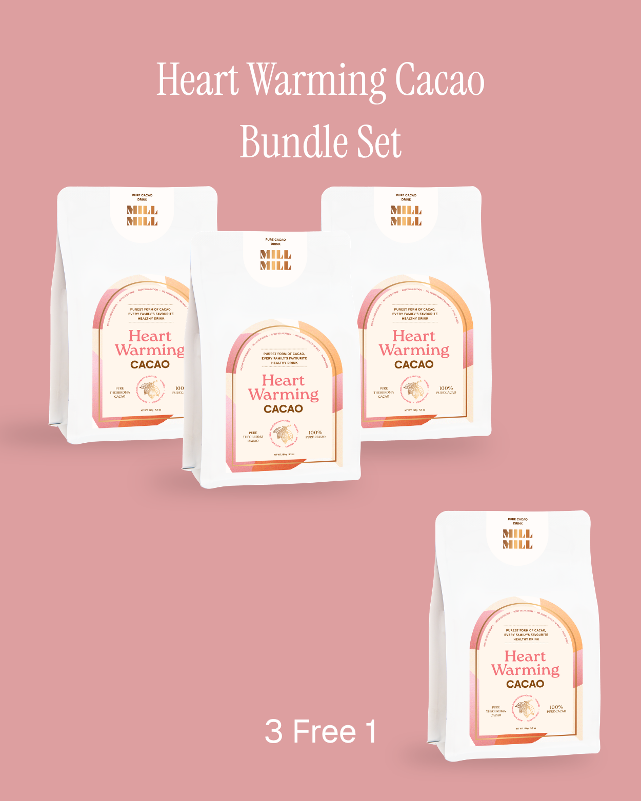 Heart Warming Cacao Bundle Set 3 free 1