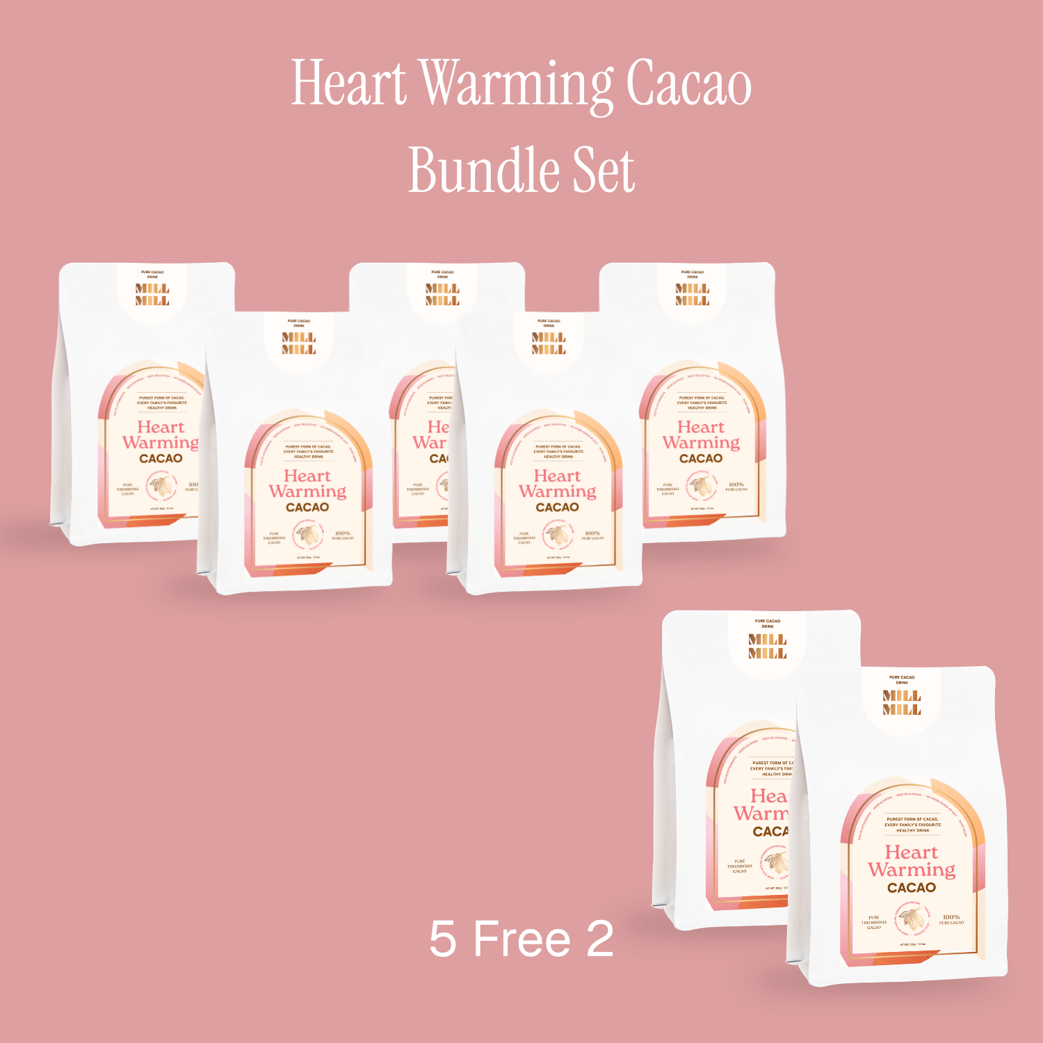 Heart Warming Cacao Bundle Set 5 free 2