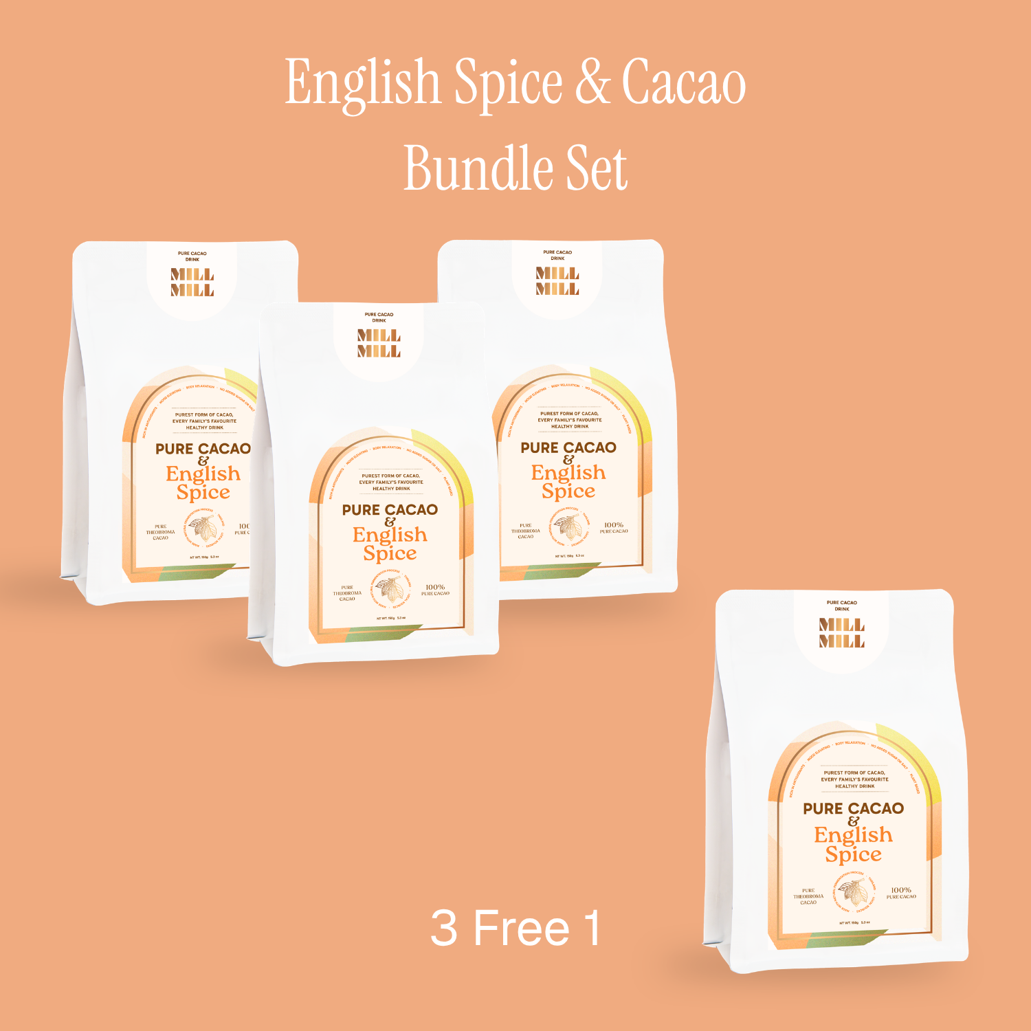 English Spice & Cacao Bundle Set 3 Free 1