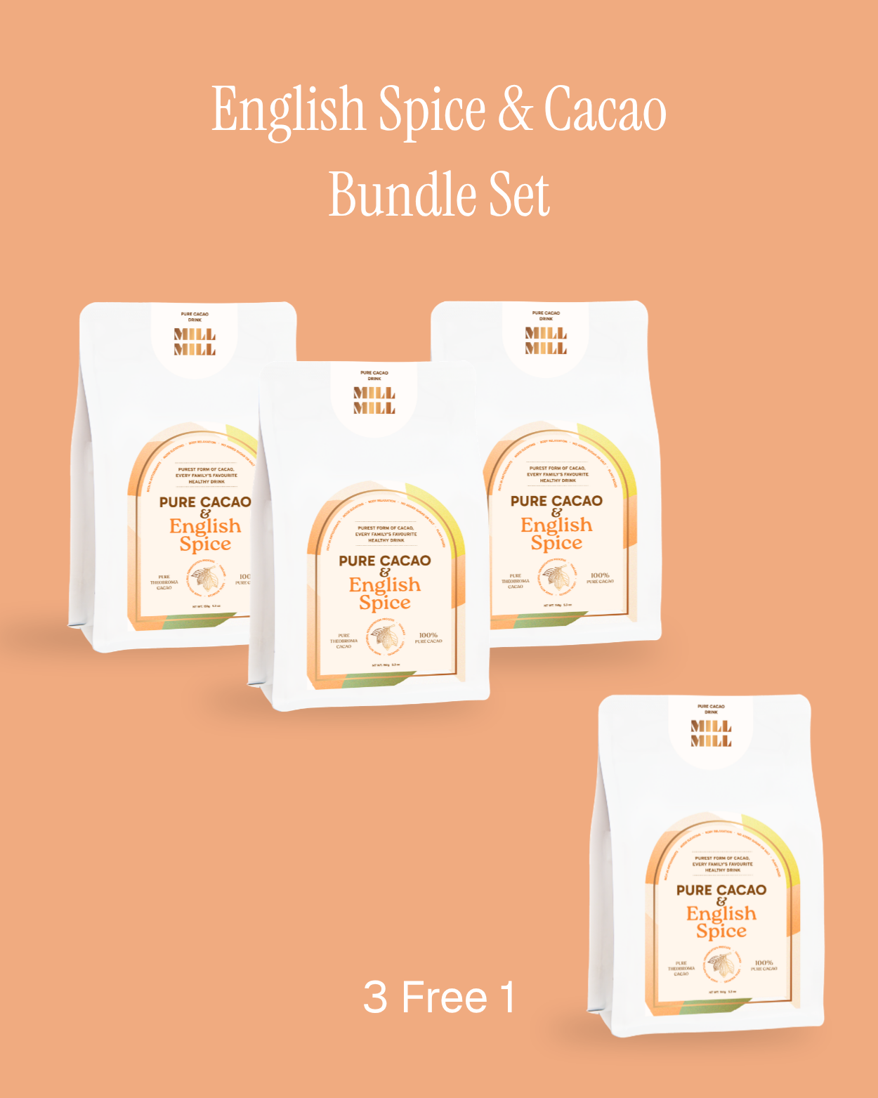 English Spice & Cacao Bundle Set 3 Free 1