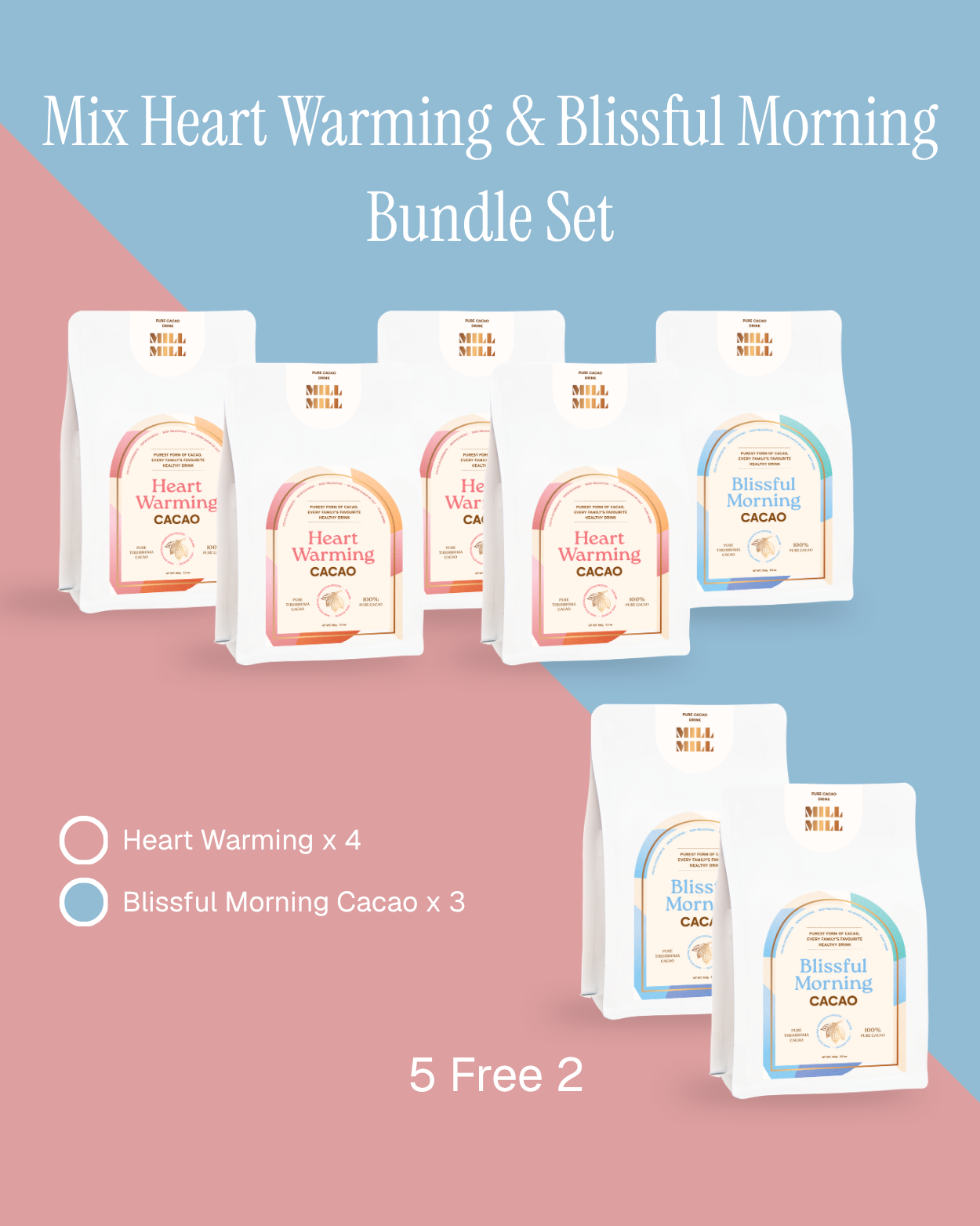 Mix Heart Warming & Blissful Morning Bundle Set 5 free 2