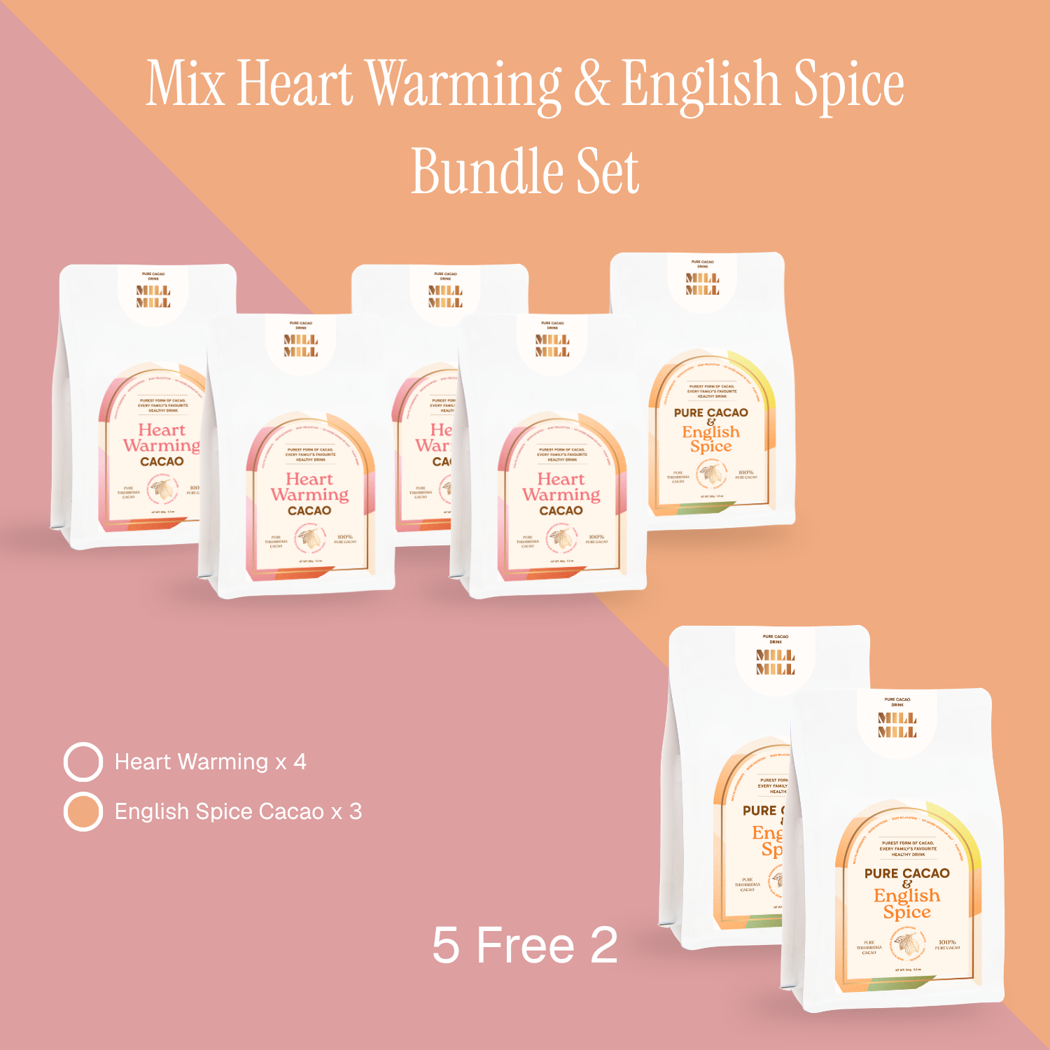 Mix Heart Warming & English Spice Bundle Set 5 free 2